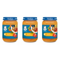 GERBER špagetová večera s kuracím mäsom 3x190g GERBER špagetová večera s kuracím mäsom 3x190g