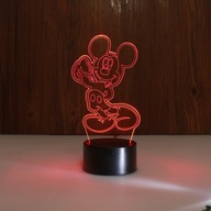 3D LED NOČNÁ LAMPA MICKEY MOUSE DARČEK NA DIAĽKOVÉ OVLÁDANIE 3D LED NOČNÁ LAMPA MICKEY MOUSE DARČEK NA DIAĽKOVÉ OVLÁDANIE