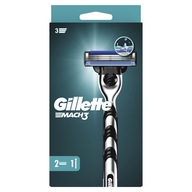 Rukoväť Gillette Mach3 Žiletka + 2 čepele Rukoväť Gillette Mach3 Žiletka + 2 čepele