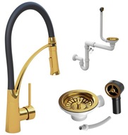 Batéria NEXO ZLATÁ KUCHYŇSKÁ + ZLATÝ SIPHON Batéria NEXO ZLATÁ KUCHYŇSKÁ + ZLATÝ SIPHON