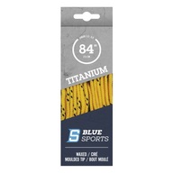 BLUE SPORTS Pro 243cm hokejové šnúrky - žlté