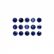 okrúhle modré zafíry 5-5,5 mm