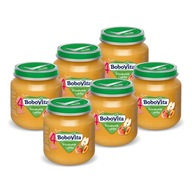 BoboVita Fruits SADA broskýň a jabĺk 6x125g BoboVita Fruits SADA broskýň a jabĺk 6x125g
