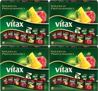 Čajová súprava Vitax, kolekcia 9 príchutí, 90 ks x4