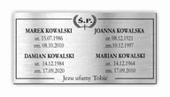 Náhrobná tabuľa Náhrobná tabuľa gravírovaná 90x45 Náhrobná tabuľa Náhrobná tabuľa gravírovaná 90x45