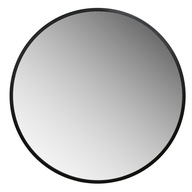 okrúhle nástenné závesné zrkadlo LOFT ČIERNA 50 cm