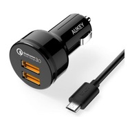 Autonabíjačka Aukey CC-T8 2xUSB QC 36W Autonabíjačka Aukey CC-T8 2xUSB QC 36W