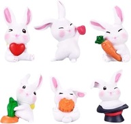 ZAJÍČIK SEDENIE 4,9CM VEĽKONOČNÝ RUNNY 6 ks ZAJÍČIK SEDENIE 4,9CM VEĽKONOČNÝ RUNNY 6 ks