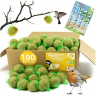 100x tukové gule jedlo so slnečnicovým zrnom pre plagát divých vtákov 100x tukové gule jedlo so slnečnicovým zrnom pre plagát divých vtákov