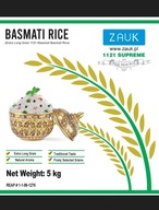 Basmati ryža Zauk 1121 SUPREME 5 kg VYSOKÁ KVALITA