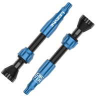 LEZYNE ALU CNC bezdušové ventily 44mm modré LEZYNE ALU CNC bezdušové ventily 44mm modré