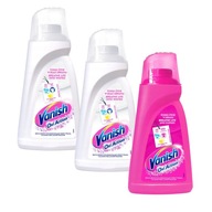 VANISH Stain REMOVER OXY ACTION RUŽOVÁ a BIELA 3 x 1l VANISH Stain REMOVER OXY ACTION RUŽOVÁ a BIELA 3 x 1l