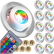 10x HALOGÉNOVÁ LIGHT RGB LED ŽIAROVKA DIAĽK 10x HALOGÉNOVÁ LIGHT RGB LED ŽIAROVKA DIAĽK