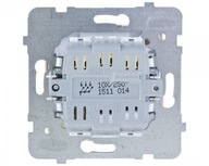 KARO Trojitý ecru perleťový konektor ŁP-13S/m/42