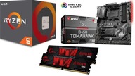 AMD Ryzen 5 2600 + MSI B450 TOMAHAWK MAX + 16 GB HIT