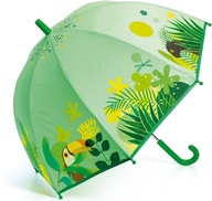 JUNGLE zelený dáždnik dáždnik zvieratká DJECO