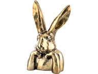 VEĽKONOČNÁ Ozdobná figúrka ZAJÍC ZAJAK 36,5 x 20 x 16 cm - ZLATÁ VEĽKONOČNÁ Ozdobná figúrka ZAJÍC ZAJAK 36,5 x 20 x 16 cm - ZLATÁ