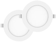 2x zapustený LED panel 6W SLIM držiak lampy pre závesný strop pre M-System 2x zapustený LED panel 6W SLIM držiak lampy pre závesný strop pre M-System