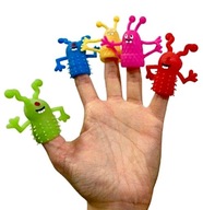 Prstové bábky zvieratkové prstové bábky 5ks