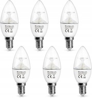 6x ŽIAROVKY NA SVIEČKY 2700K 4,5W E14 TEPLÁ BIELA 6x ŽIAROVKY NA SVIEČKY 2700K 4,5W E14 TEPLÁ BIELA