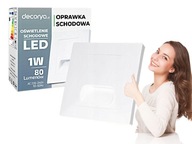 Schodiskové osvetlenie LED svietidlo na schodisko Schodiskové osvetlenie LED svietidlo na schodisko