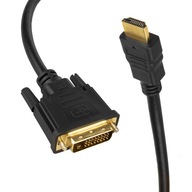 KÁBEL DVI 24+1 HDMI v1.4 FullHD 1080p 2m KÁBEL DVI 24+1 HDMI v1.4 FullHD 1080p 2m