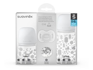 SUAVINEX SET FĽAŠA 150 ML + 270 ML + UKLIDŇUJÚCI NÁSTROJ + KLIP SUAVINEX SET FĽAŠA 150 ML + 270 ML + UKLIDŇUJÚCI NÁSTROJ + KLIP