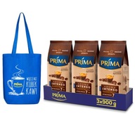 Prima Aroma Intenso zrnková káva 3x900g + sáčok Prima Aroma Intenso zrnková káva 3x900g + sáčok
