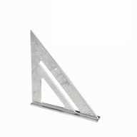 Strieborné štvorcové trojuholníkové pravítko 7 palcové nástroje