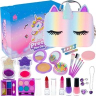 Sada puzdier na make-up a nechtovú kozmetiku pre deti v puzdre Sada puzdier na make-up a nechtovú kozmetiku pre deti v puzdre