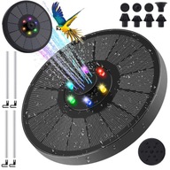 SOLAR GARDEN FUNTAIN plávajúce RGB LED svetlá SOLAR GARDEN FUNTAIN plávajúce RGB LED svetlá
