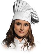 Ochranná kuchárska čiapka LH-HATER W L (56-58cm) Ochranná kuchárska čiapka LH-HATER W L (56-58cm)