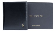 Puccini MU1698 pánska kožená peňaženka čierna Puccini MU1698 pánska kožená peňaženka čierna