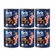 Brit Premium By Nature Lamb&Buckwheat 6x800g Mokré krmivo pre psov
