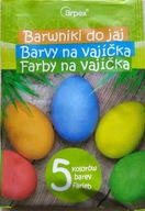 5 farieb na farbenie vajec