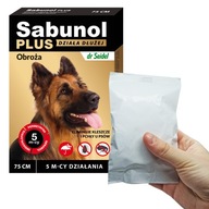 VODEODOLNÝ 75 cm Obojok FLEA TICK pre ovčiaka PSA Sabunol Plus