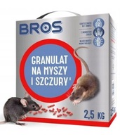 Bros jed proti MYŠÍM, POKRKANÁM 2,5 kg Bros jed proti MYŠÍM, POKRKANÁM 2,5 kg
