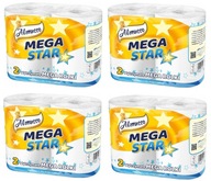 Set 4 x almusso mega hviezdne papierové utierky 2 valčeky