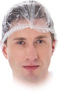Čiapka REIS Clip s gumičkou, univerzálna veľkosť, priehľadná Čiapka REIS Clip s gumičkou, univerzálna veľkosť, priehľadná