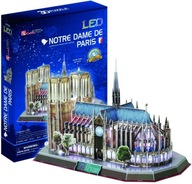 3D LED puzzle katedrála Notre Dame Cubic Fun