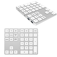 BLUETOOTH ČÍSELNÁ KLÁVESNICA 2x USB HUB