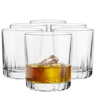 Poháre na WHISKEY na nápoje Whisky, elegantné, 6 ks
