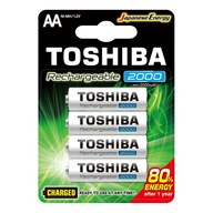 4x batérie TOSHIBA AA R6 2000mAh 4x batérie TOSHIBA AA R6 2000mAh