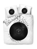 Bavlnené obliečky 220x200 Vinyl s notami Bavlnené obliečky 220x200 Vinyl s notami