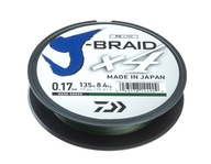 DAIWA BRAID J-BRAID X4E 0,15MM 135M TMAVO ZELENÁ DAIWA BRAID J-BRAID X4E 0,15MM 135M TMAVO ZELENÁ