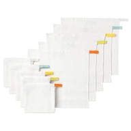 SADA 10 BIELYCH UTERÁKOV PRE DETI A BOJČATÁ 30x30cm IKEA KRMA SADA 10 BIELYCH UTERÁKOV PRE DETI A BOJČATÁ 30x30cm IKEA KRMA