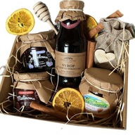 Darčeková sada Darčeková krabička Džem Medový Čajový sirup Christmas Darčeková sada Darčeková krabička Džem Medový Čajový sirup Christmas