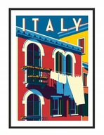 OBRAZOVÝ PLAGÁT V RÁME 33x43 cm Italy P1282 OBRAZOVÝ PLAGÁT V RÁME 33x43 cm Italy P1282