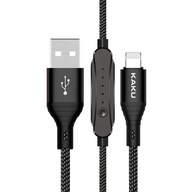 DLHÝ USB kábel pre iPhone Lightning 2A 1m ČASOVAČ DLHÝ USB kábel pre iPhone Lightning 2A 1m ČASOVAČ