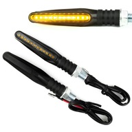 Smerovky LED, 12 diód M10, schválenie E32, univerzálne čierne Smerovky LED, 12 diód M10, schválenie E32, univerzálne čierne